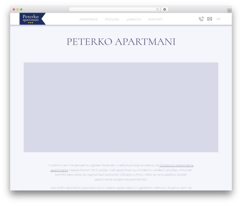 WordPress theme CodeEditing. - apartmani-peterko.com