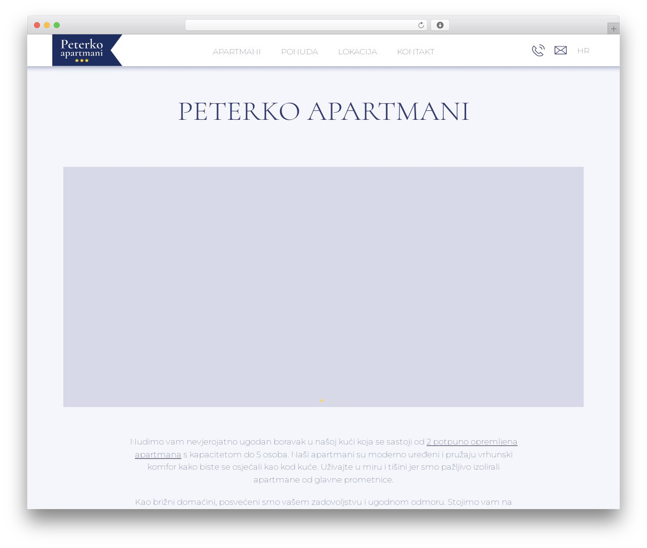 WordPress theme CodeEditing. - apartmani-peterko.com