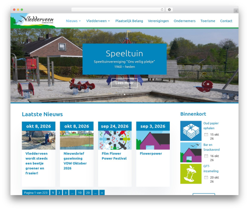 WordPress theme Divi - vledderveendrenthe.nl
