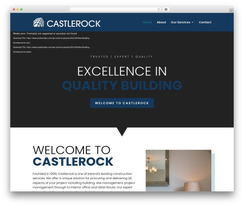 WordPress theme Divi - castlerockbs.com