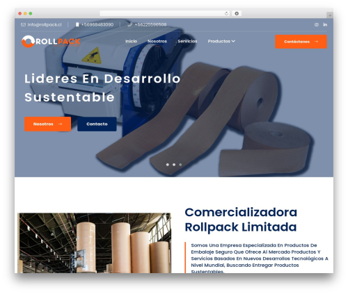 WordPress theme Dustrix - rollpack.cl