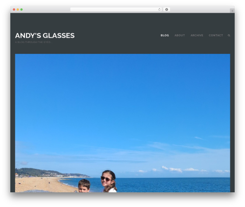 WordPress theme Pocket - andysglasses.com