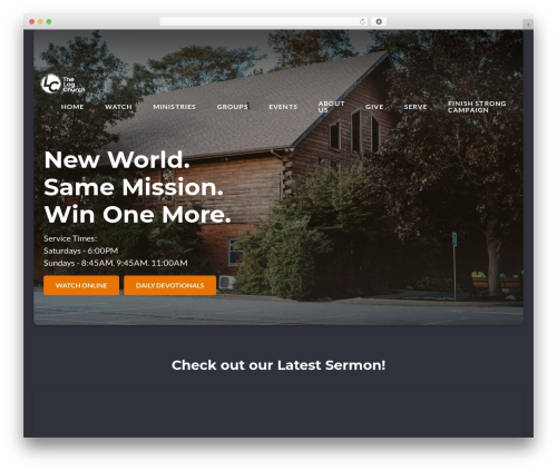 WordPress website theme Float - logchurchpa.org