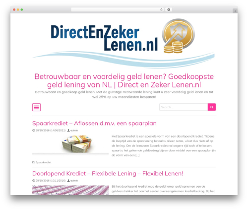 WordPress website theme Simple Flat - directenzekerlenen.nl WordPress website theme Simple Flat - directenzekerlenen.nl