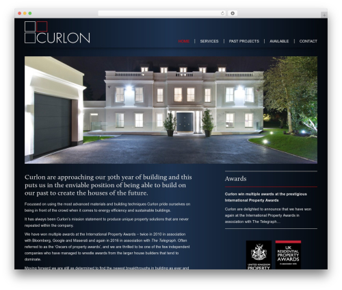 Curlon WordPress theme - curlon.net