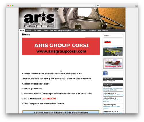 Elbee Elgee WordPress theme - arisgroup.eu