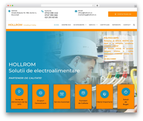 Electron template WordPress - hollrom.ro