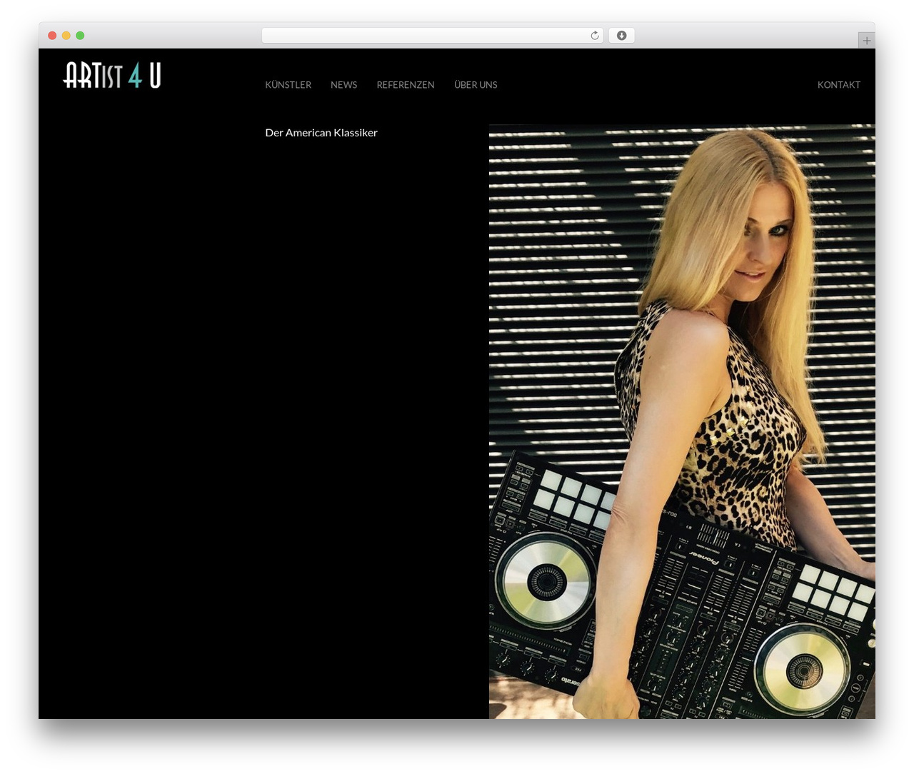 Fluxus WordPress theme - artist-4-u.de Fluxus WordPress theme - artist-4-u.de