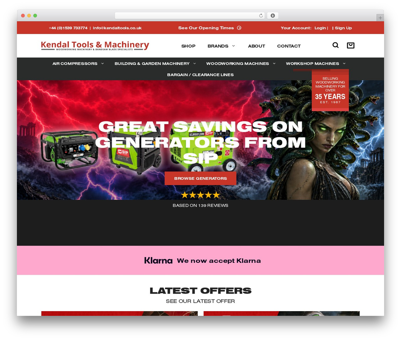 ParamountPress WordPress theme - kendaltools.co.uk