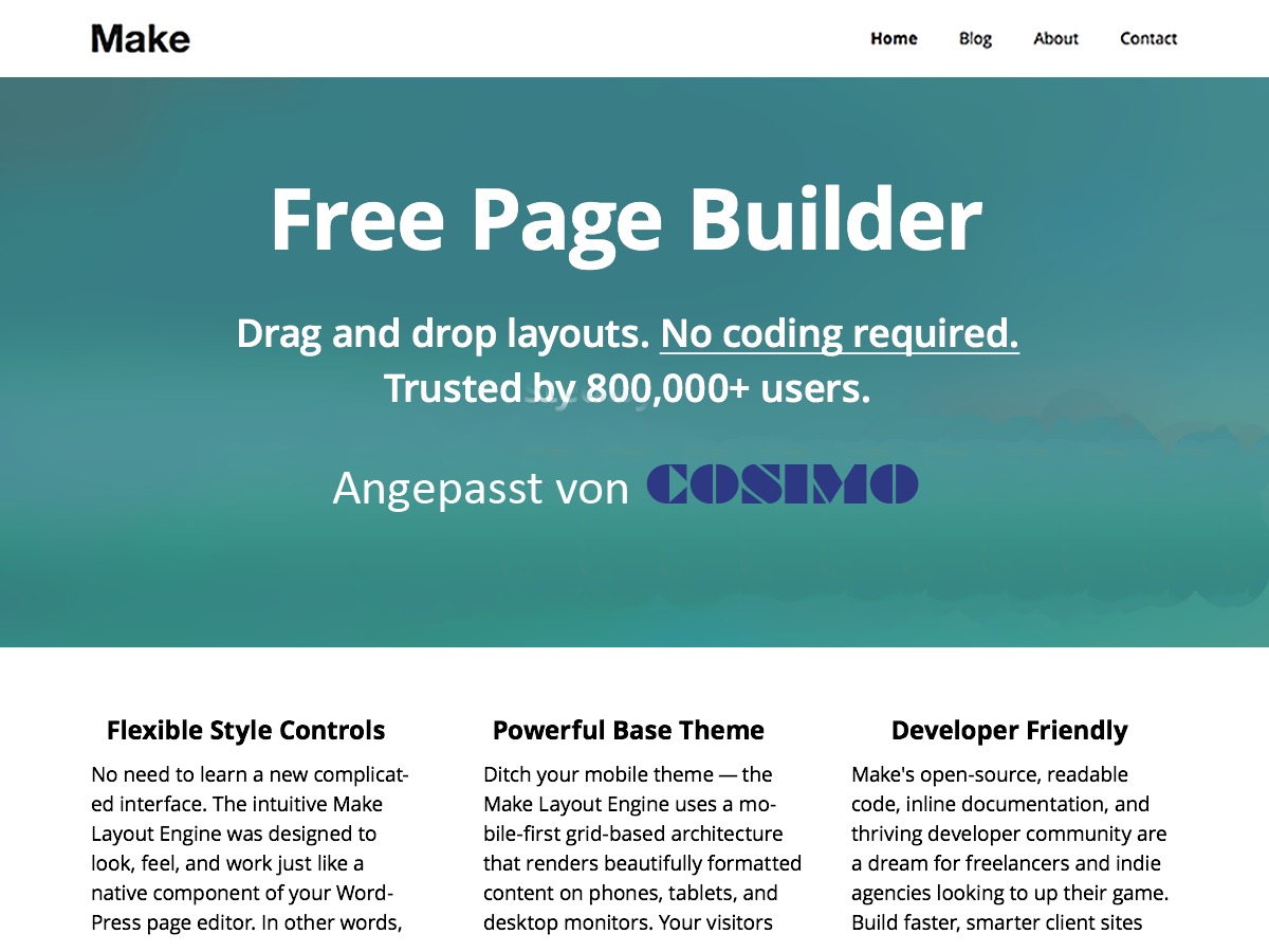 Make(child) by COSIMO WordPress theme by COSIMO