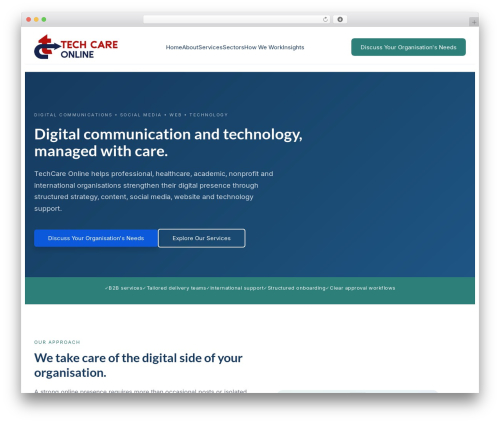Seocify theme WordPress - techcareonline.com