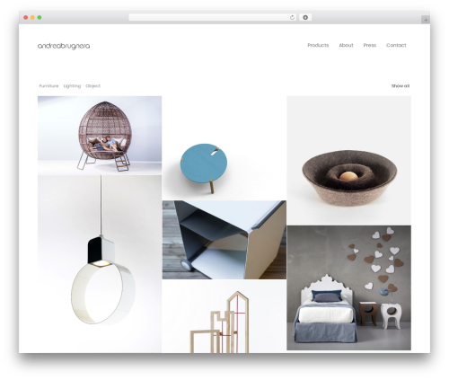 Smart WordPress theme - andreabrugnera.it
