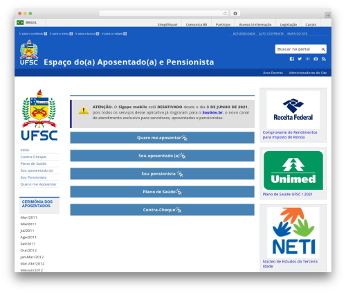 Email sharity WordPress plugin - aposentados.ufsc.br