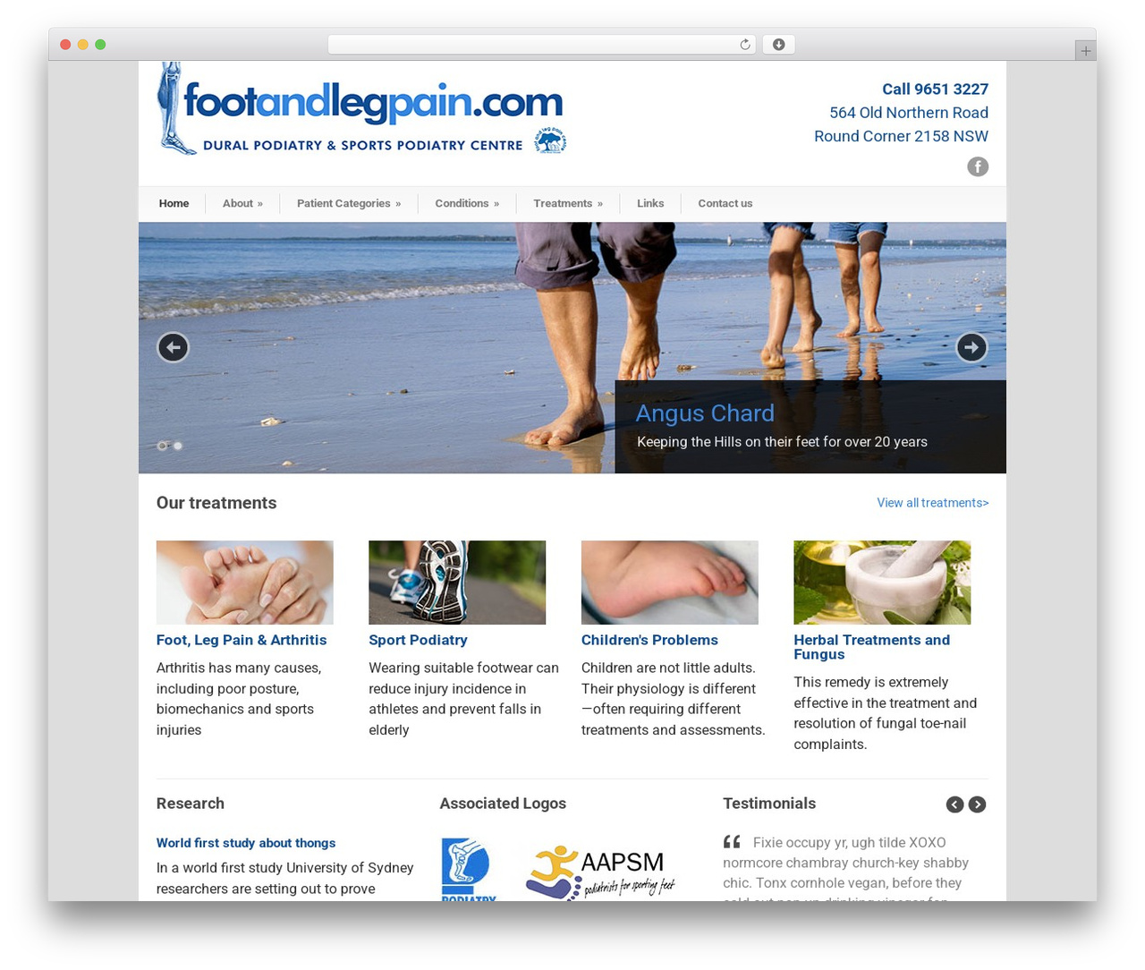 Theme WordPress Modernize - anguschard.com.au