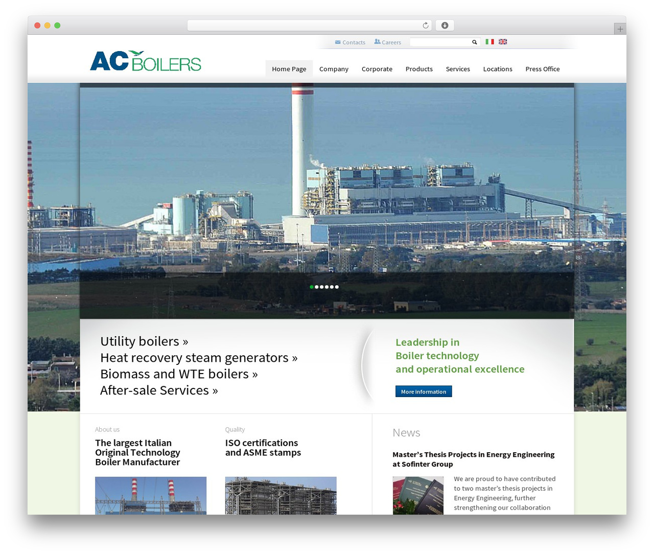 Theme WordPress Sofinter - acboilers.com/en Theme WordPress Sofinter - acboilers.com/en