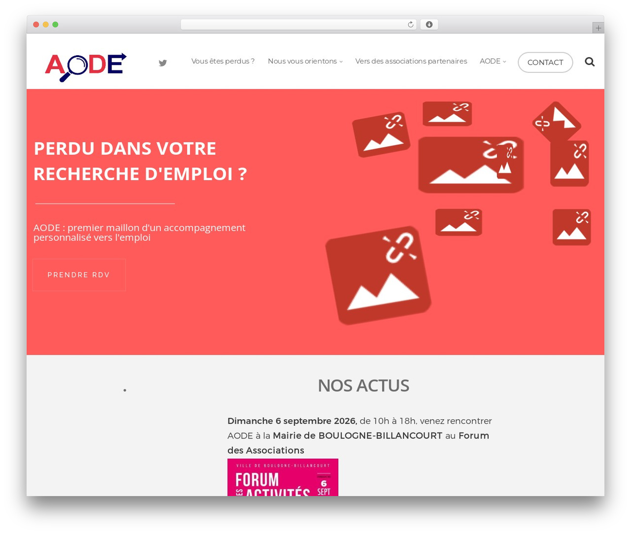 WordPress theme Basix - aode.org