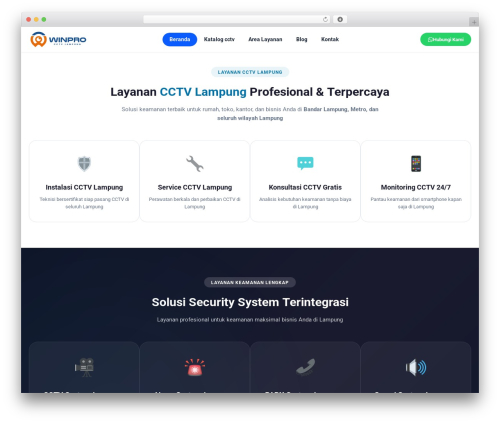 WordPress theme Compro - tokocctvlampung.com