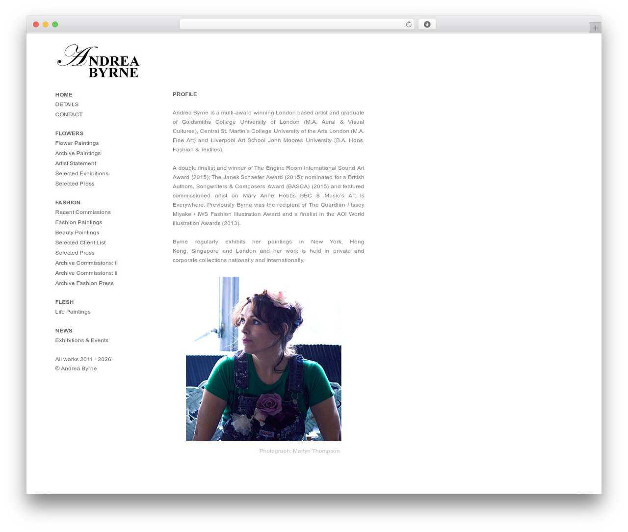 WordPress theme Expositio Theme - andreabyrne.com WordPress theme Expositio Theme - andreabyrne.com