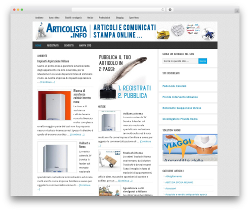 WordPress theme Genesis - articolista.info