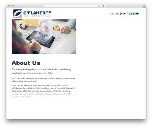 WordPress theme Lilo - oflahertyconstruction.com