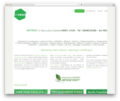 WordPress theme NewEra - artprint.fr