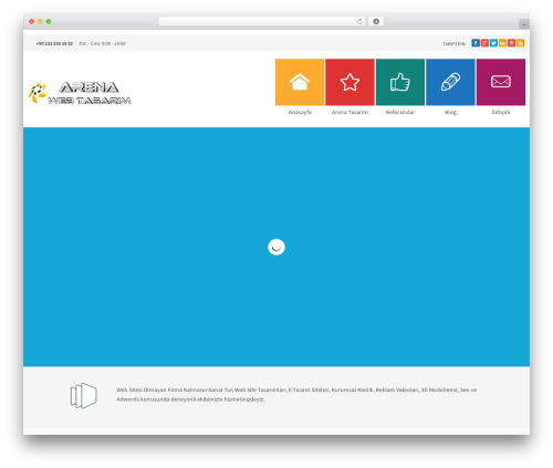 WordPress theme Second touch - arenatasarim.net