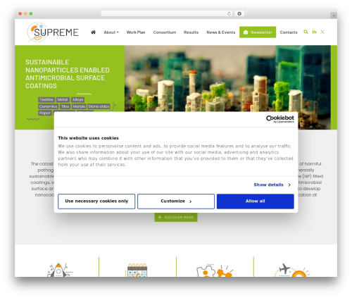 WordPress theme Supreme - supreme-project.eu
