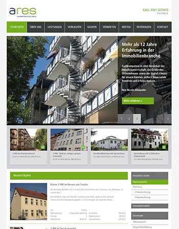 WordPress website theme ARES Wordpress by heldentraeume | agentur f?r kommunikation und design
