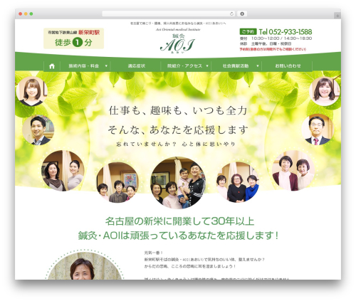 WP theme 鍼灸AOI-theme - aoi-g.net