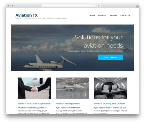Ascension WordPress theme - aviationtx.com