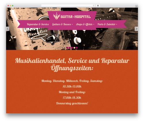 Bootstrap Basic WordPress theme - guitar-hospital.de Bootstrap Basic WordPress theme - guitar-hospital.de