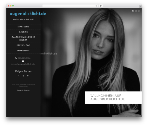 Byblos best free WordPress theme - augenblicklicht.de