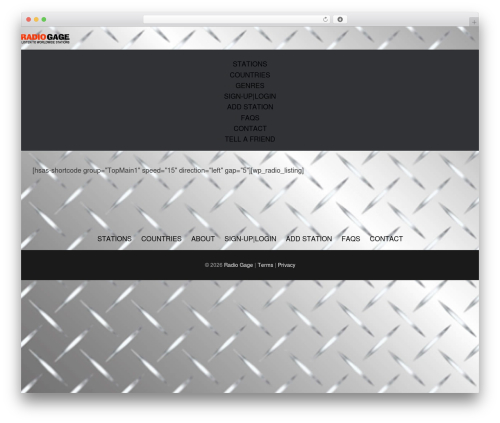 Epik premium WordPress theme - radiogage.com