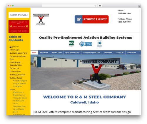 Genesis WordPress theme - aviationbuildingsystem.com