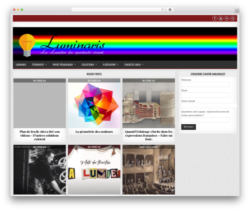 GridWP WordPress theme - asso-luminaris.org