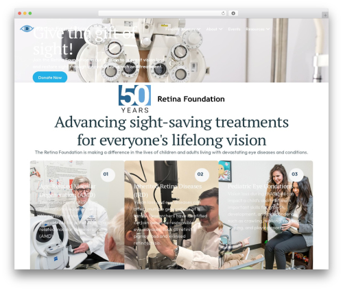 Flexformz WordPress plugin - retinafoundation.org