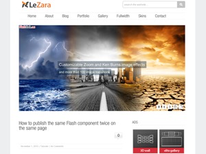 Lezara WordPress theme by Flashxml.net