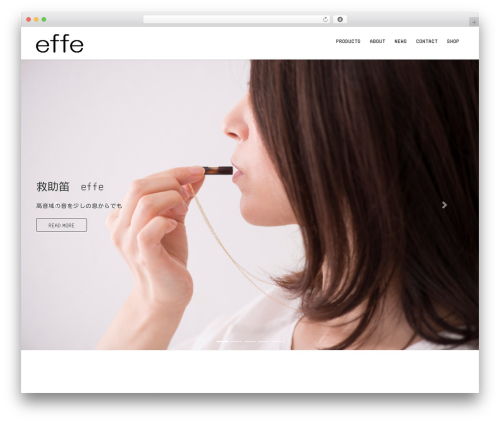 Lightning WordPress theme - effesabae.com