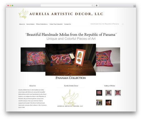 Modest WordPress theme - aureliadecor.com