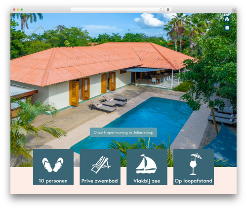 Silvertheme WordPress theme - curacaovakantiewoning.nl