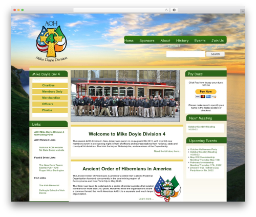 WordPress theme AoH - aohdiv4.com