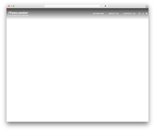 WordPress theme Freecaster - freecaster.com