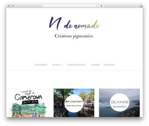 WordPress theme Gateway - ndenomade.com