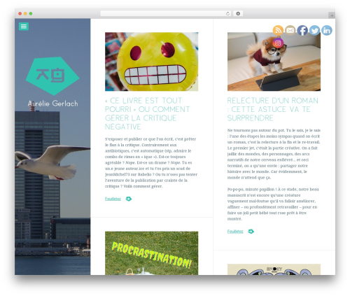 WordPress theme Oslo - aureliegerlach.fr