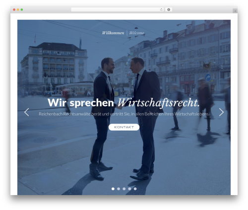 WordPress theme Reichenbach Theme - rlaw.ch