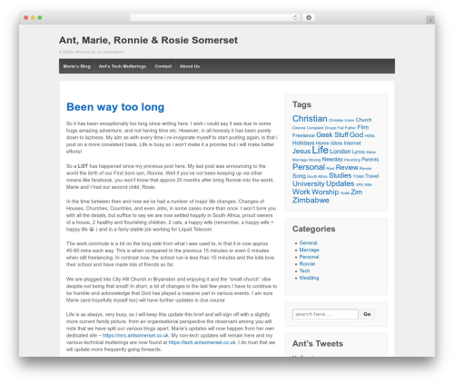 WordPress theme Responsive Child Theme - antsomerset.co.uk - antsomerset.co.uk