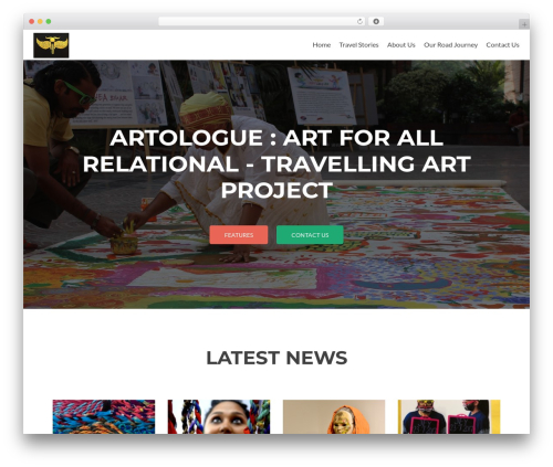 Zerif PRO theme WordPress - artologue.in