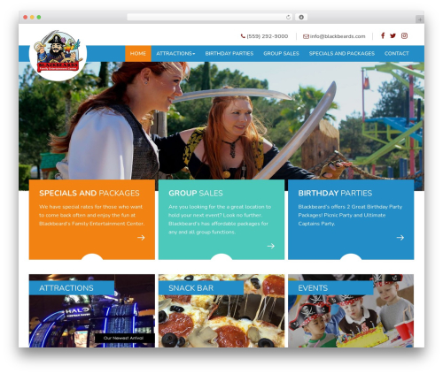 Black Beards WordPress theme - blackbeards.com