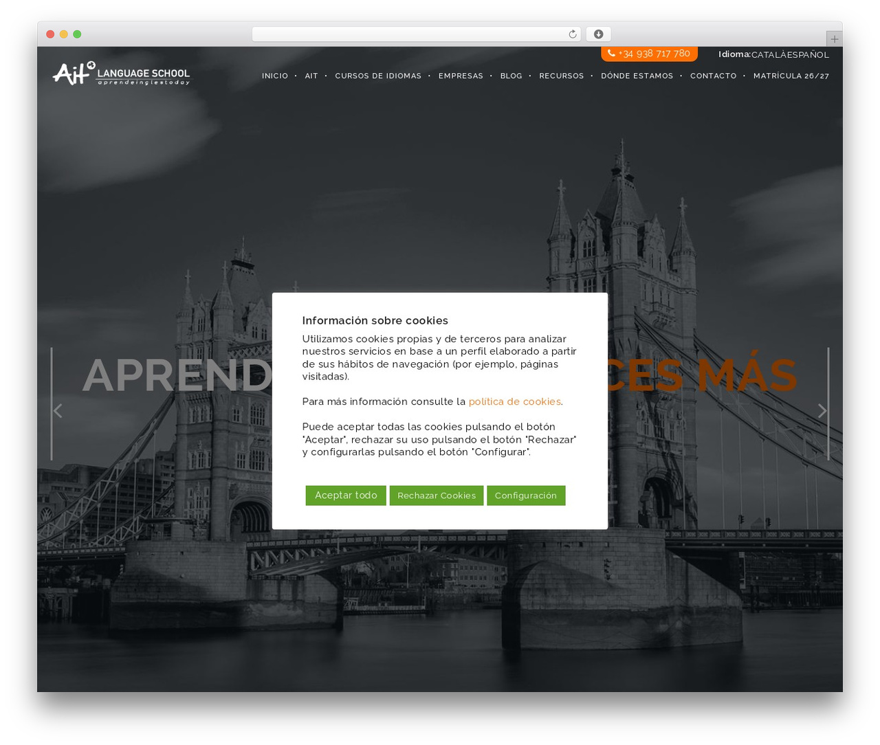 Brooklyn WordPress theme - aprendeinglestoday.com