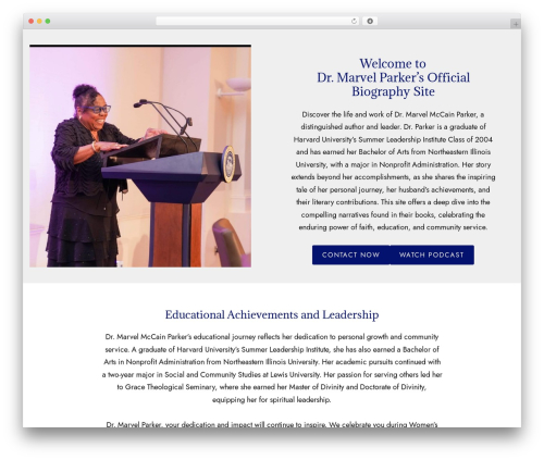 Constructor top WordPress theme - drmarvelparker.net